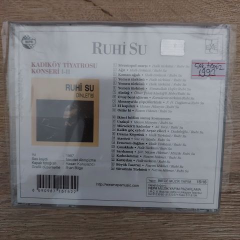 RUHİ SU - KADIKÖY TİYATROSU KONSERİ 1+2 CD