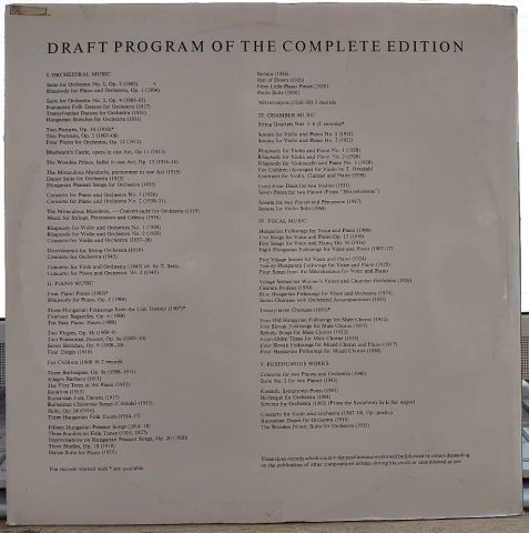 Bartók Béla - Gábor Gabos – Four Piano Pieces / Rhapsody For Piano Op. 1 LP PLAK