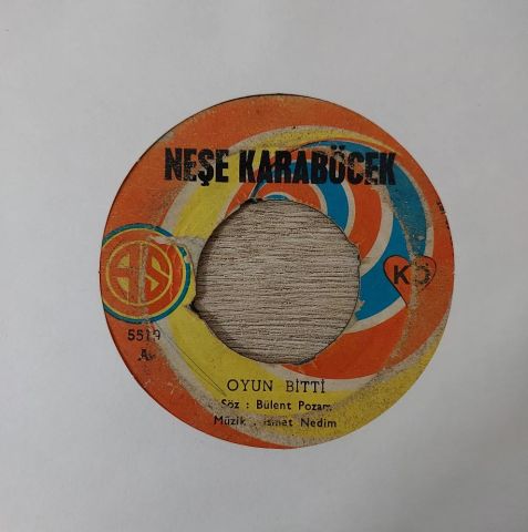Neşe Karaböcek – Oyun Bitti / Neden Düştüm Ben Bu Aşka 45LİK PLAK