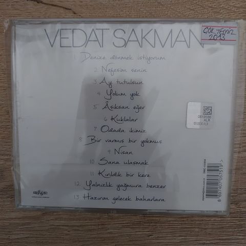 VEDAT SAKMAN - ODADA İKİMİZ CD