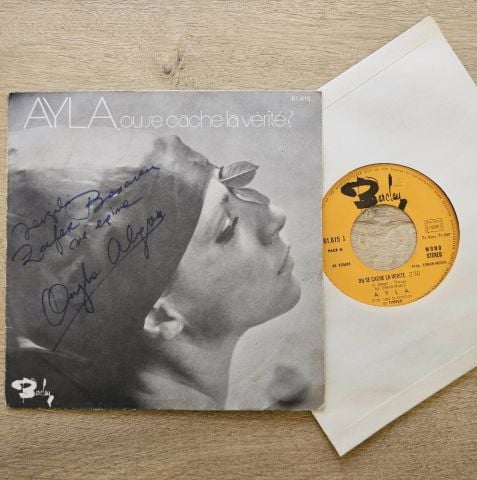 Ayla Algan – Ou Se Cache La Verite / Voila Ou M’a Mene L’amour 45LİK PLAK