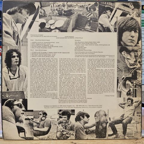 Mike Bloomfield / Al Kooper / Steve Stills – Super Session LP PLAK