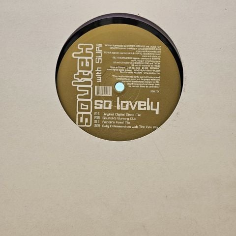 Soultek With Suri – So Lovely LP PLAK
