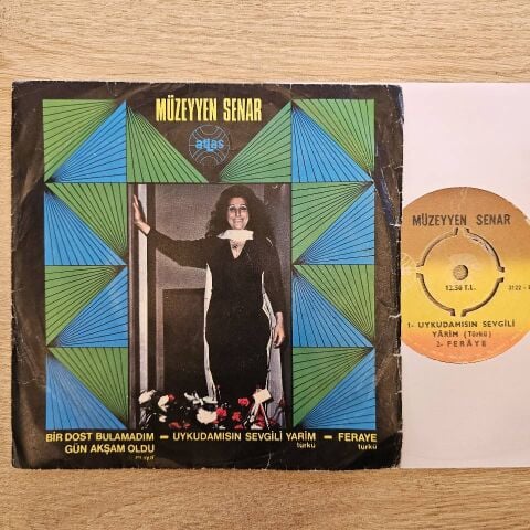 MÜZEYYEN SENAR - BİR DOST BULAMADIM GÜN AKŞAM OLDU 45LİK PLAK