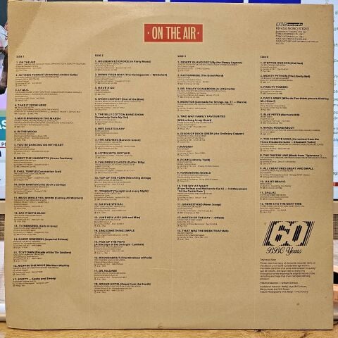 Various – On The Air, 60 Years Of BBC Theme Music LP PLAK