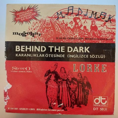 Moğollar – Behind The Dark (Karanlıklar Ötesinde) 45LİK PLAK