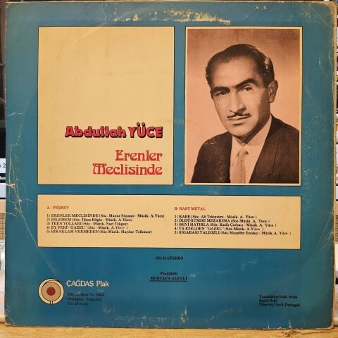 Abdullah Yüce – Erenler Meclisinde LP PLAK