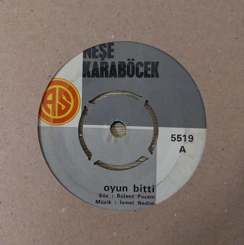 Neşe Karaböcek – Oyun Bitti / Neden Düştüm Ben Bu Aşka 45LİK PLAK
