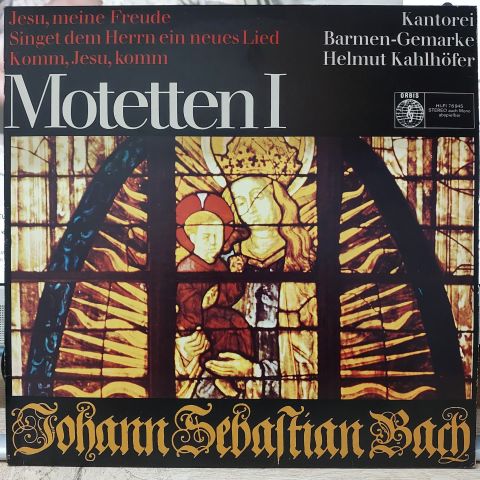Johann Sebastian Bach - Kantorei Barmen-Gemarke, Helmut Kahlhöfer – Motetten I LP PLAK