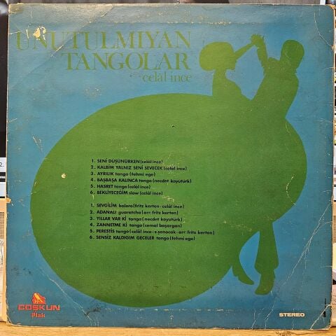 Celal İnce – Unutulmıyan Tangolar LP PLAK