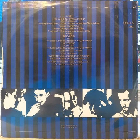 Lloyd Cole And The Commotions* – Lost Weekend (Extended Version) LP PLAK