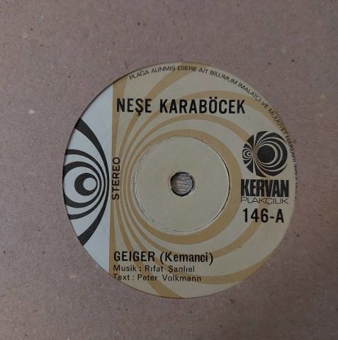 Neşe Karaböcek – Geiger / Careless Love 45LİK PLAK