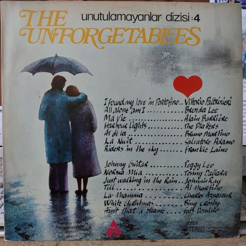Various – The Unforgetables / Unutulmayanlar Dizisi: 4 LP PLAK