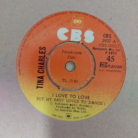 Tina Charles – I Love To Love 45LİK PLAK