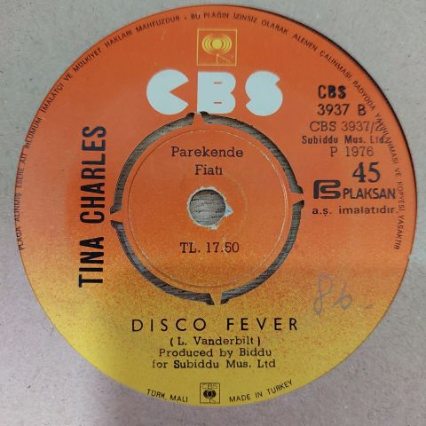 Tina Charles – I Love To Love 45LİK PLAK