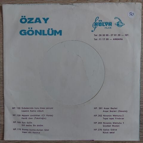 Özay Gönlüm – Torun'un Nine'ye Mektubu / Dudu Gız 45LİK PLAK