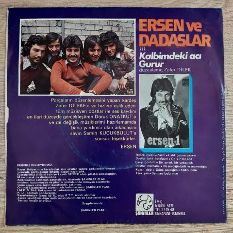 ERSEN - KALBİMDEKİ ACI 45LİK PLAK