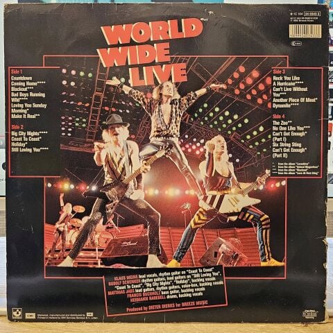 Scorpions – World Wide Live LP PLAK