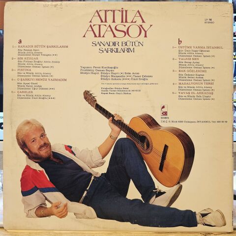 Attila Atasoy – Sanadır Bütün Şarkılarım LP PLAK