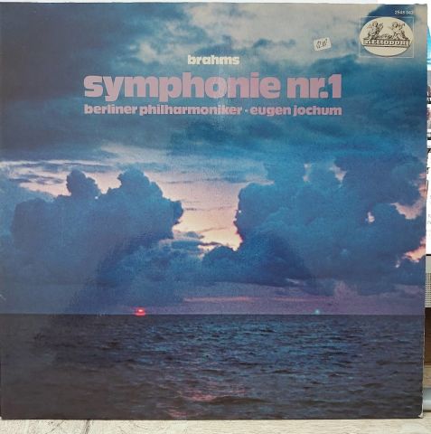 Brahms, Berliner Philharmoniker · Eugen Jochum – Symphonie Nr.1 LP PLAK