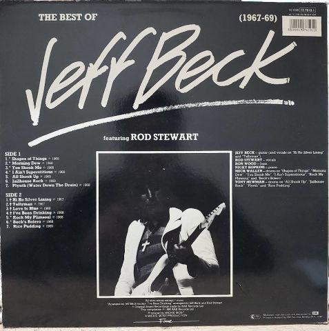 Jeff Beck – The Best Of Jeff Beck (1967-69) LP PLAK