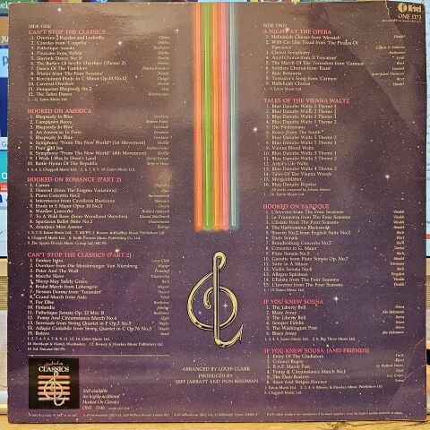 Louis Clark Conducting The Royal Philharmonic Orchestra – Hooked On Classics 2 - Can't Stop The Classics LP PLAK