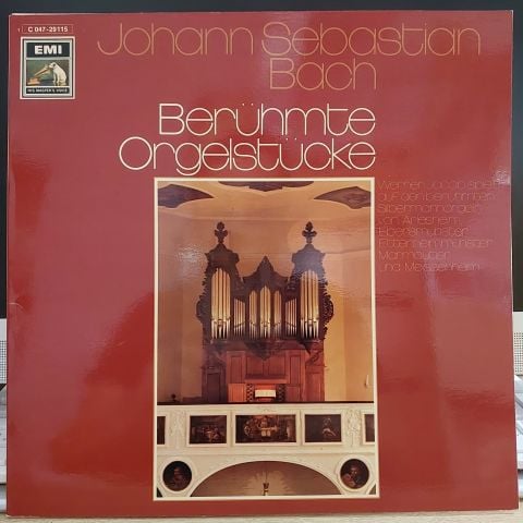Johann Sebastian Bach - Werner Jacob – Berühmte Orgelstücke LP PLAK