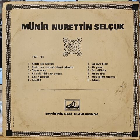 Münir Nurettin Selçuk – Münir Nurettin Selçuk LP PLAK