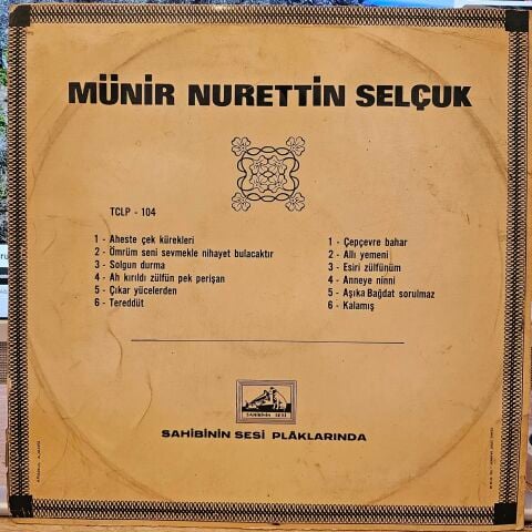 Münir Nurettin Selçuk – Münir Nurettin Selçuk LP PLAK