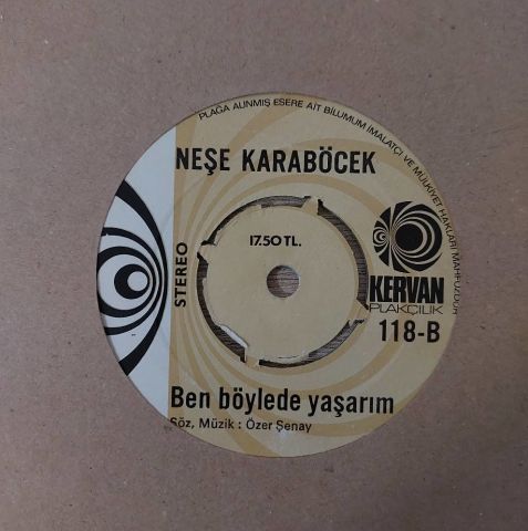 Neşe Karaböcek – Allah Aşkına / Ben Böylede Yaşarım 45LİK PLAK