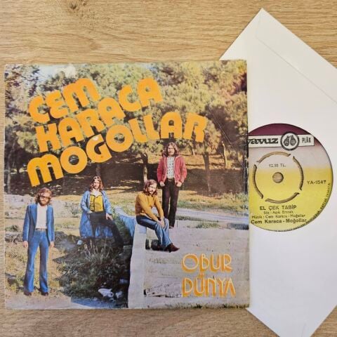 Cem Karaca & Moğollar – Obur Dünya / El Çek Tabip 45LİK PLAK