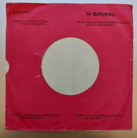 Edip Akbayram & Dostlar – Değmen Benim Gamlı Yaslı Gönlüme / Yakar İnceden İnceden 45LİK PLAK...