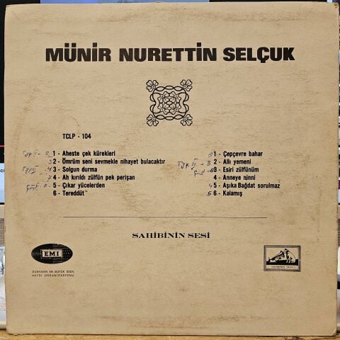 Münir Nurettin Selçuk – Münir Nurettin Selçuk LP PLAK