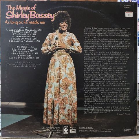Shirley Bassey – The Magic Of Shirley Bassey LP PLAK