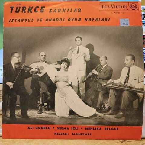 Sema İçli, Ali Uğurlu, Mehlika Belgül – Türkce Sarkilar Istanbul Ve Anadol Oyun Havalari LP PLAK