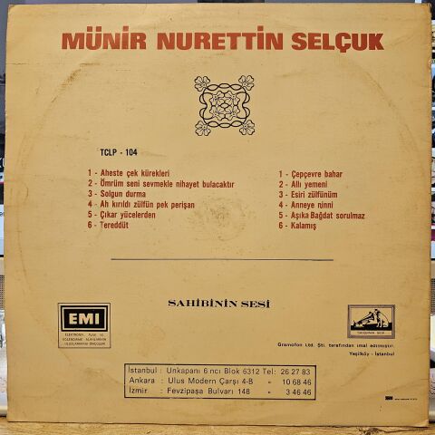 Münir Nurettin Selçuk – Münir Nurettin Selçuk LP PLAK