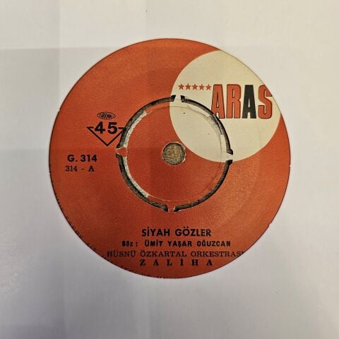 Zaliha – Siyah Gözler / Romen Kızı 45LİK PLAK