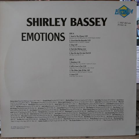 Shirley Bassey – Emotions LP PLAK