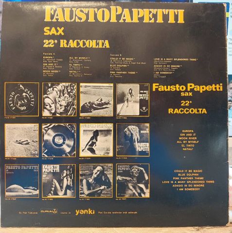 Fausto Papetti – 22a Raccolta LP PLAK