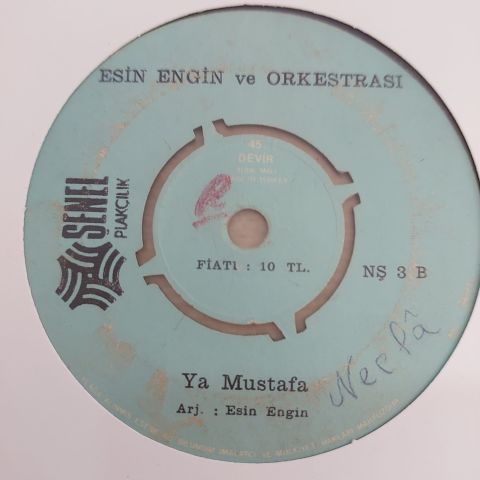 ESİN ENGİN -  YA MUSTAFA 45LİK PLAK