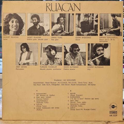 Nükhet Ruacan – Ruacan LP PLAK