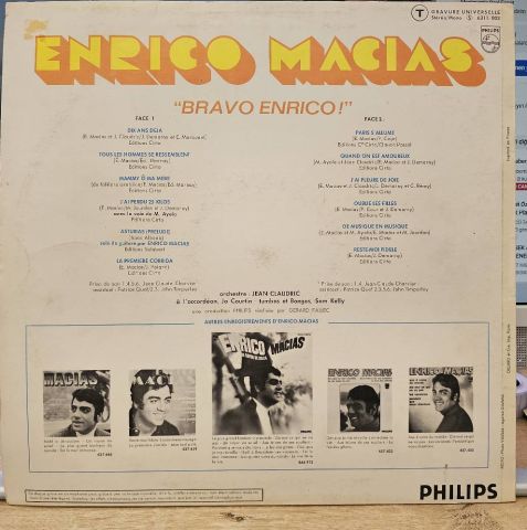 Enrico Macias – ''Bravo Enrico!'' LP PLAK
