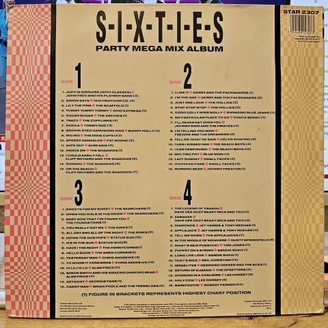 Various – S-I-X-T-I-E-S - Party Mega Mix Album LP PLAK