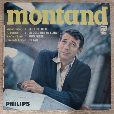 Yves Montand – Les Tuileries 45LİK PLAK (NAZIM HİKMET İÇERİK)