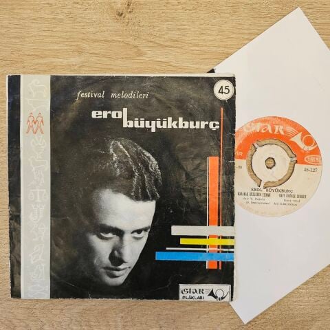 Erol Büyükburç – Karakaş Gözlerin Elmas / Kapı Önünde Durdum 45LİK PLAK...