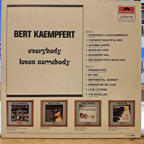 Bert Kaempfert – Everybody Loves Somebody LP PLAK