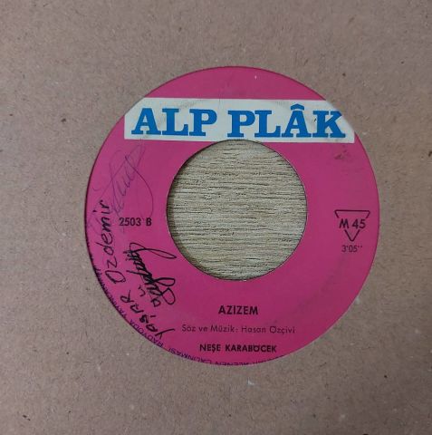 Neşe Karaböcek – Zinguala, Azizem 45LİK PLAK