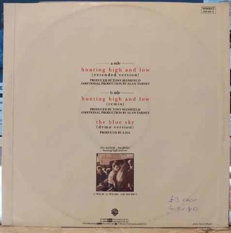 a-ha – Hunting High And Low LP PLAK