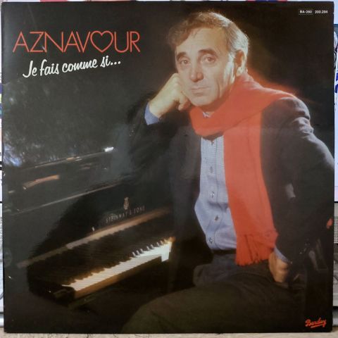 Charles Aznavour – Je Fais Comme Si LP PLAK
