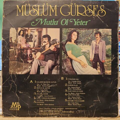 Müslüm Gürses – Mutlu Ol Yeter LP PLAK